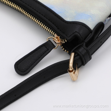 Premium Quality Custom Women Oil Painting Hand Bag Fashion Ladies Satchel Bag Leather Handbags